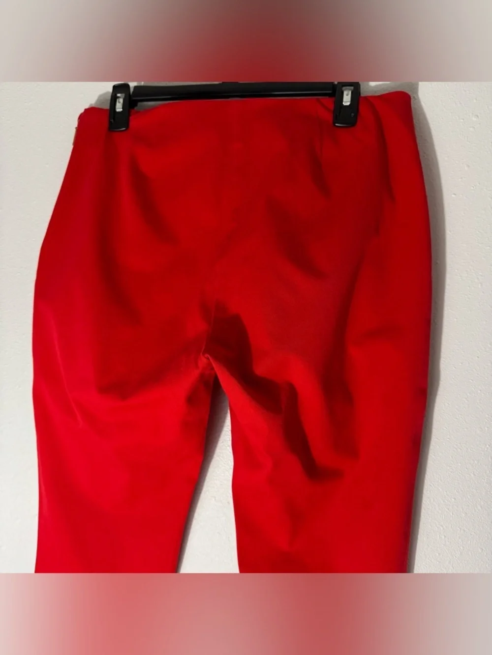 Lauren Ralph Lauren black label red cropped slack size 12